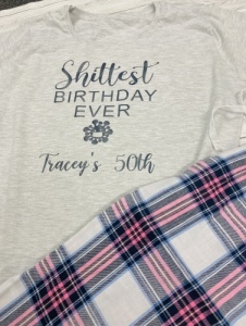 Sh*ttest Birthday Ever - Personalised Pyjamas